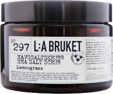 L:A Bruket 297 Sea Salt Scrub Lemongrass, Körperpflege - Bild 1