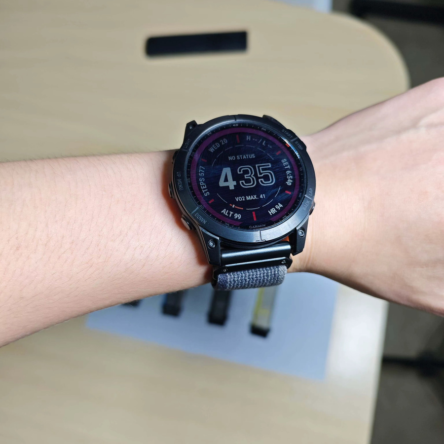 NUOTUO Uhrenarmband Nylon, 22/26 mm, für Garmin Fenix 8 6 5 7x Pro - Bild 2