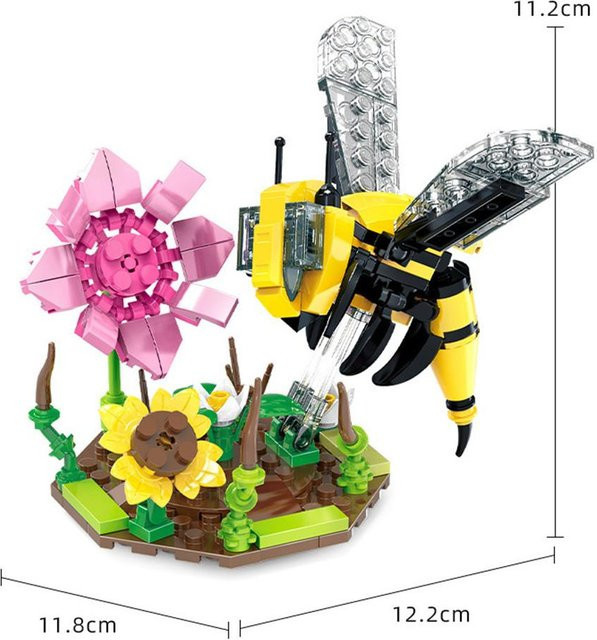 HYMILENARIO Insektenwelt Pflanzenfiguren Bausteine - Bild 1