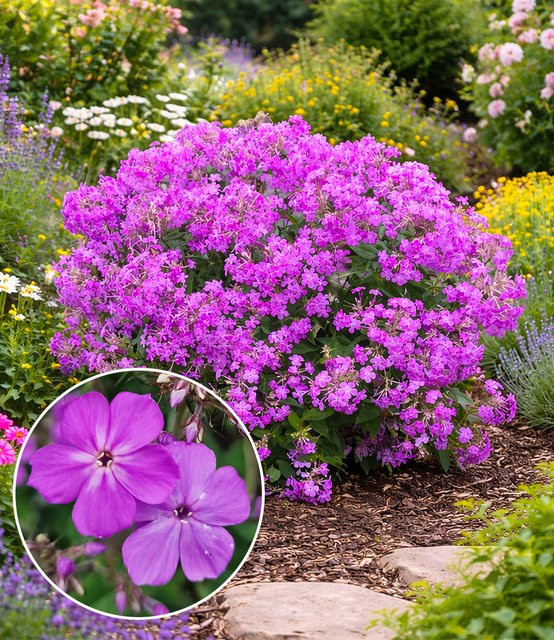 Phlox JS Queen Paola - Bild 1