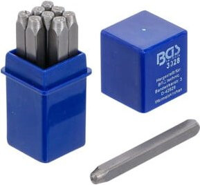 BGS Einschlagzahlen aus Stahl 2,5 mm - Bild 1