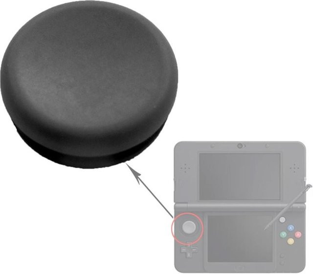 Analoger Controller-Stick-Aufsatz für Nintendo 2DS, 3DS und 3DS XL in Grau - Bild 1