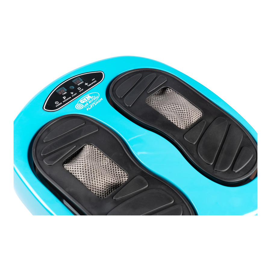 Gymform Shiatsu Fußmassagegerät und Beinmassagegerät Leg Action Platinum in Blau und Silber - Bild 2