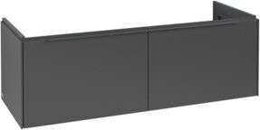 V&B Waschtischunterschrank Subway 3.0 in Grau Matt, B/T/H: 127,2 x 42,9 x 47,8 cm - Bild 1
