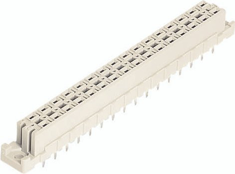 HARTING Federleiste 09042322832 in Weiß mit 2 Reihen - Bild 1