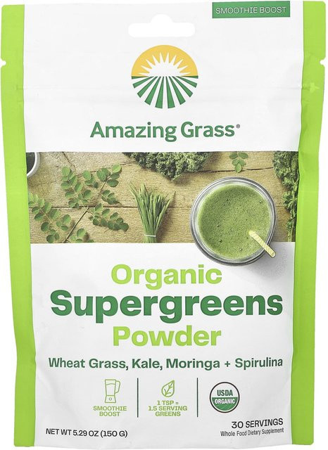 Amazing Grass Bio-Supergreen-Pulver 150 g - Bild 1