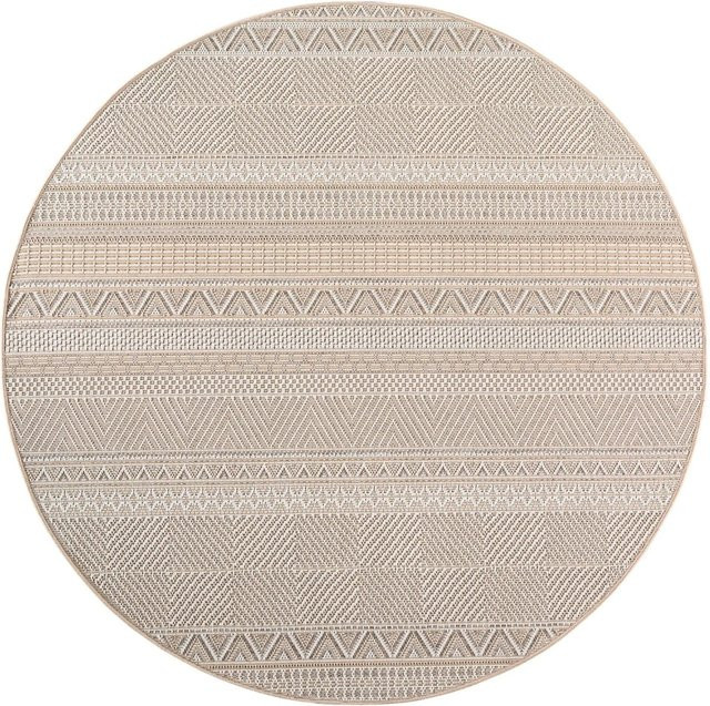Ayyildiz Outdoor-Teppich Desert 1303 Beige rund Durchmesser: 160 cm - Bild 1
