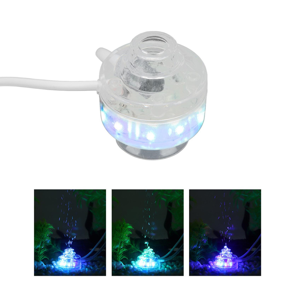 Wasserdichte RGB LED Unterwasserbeleuchtung für Aquarien und Teichbrunnen, bunt, USB-Betrieb - Bild 2