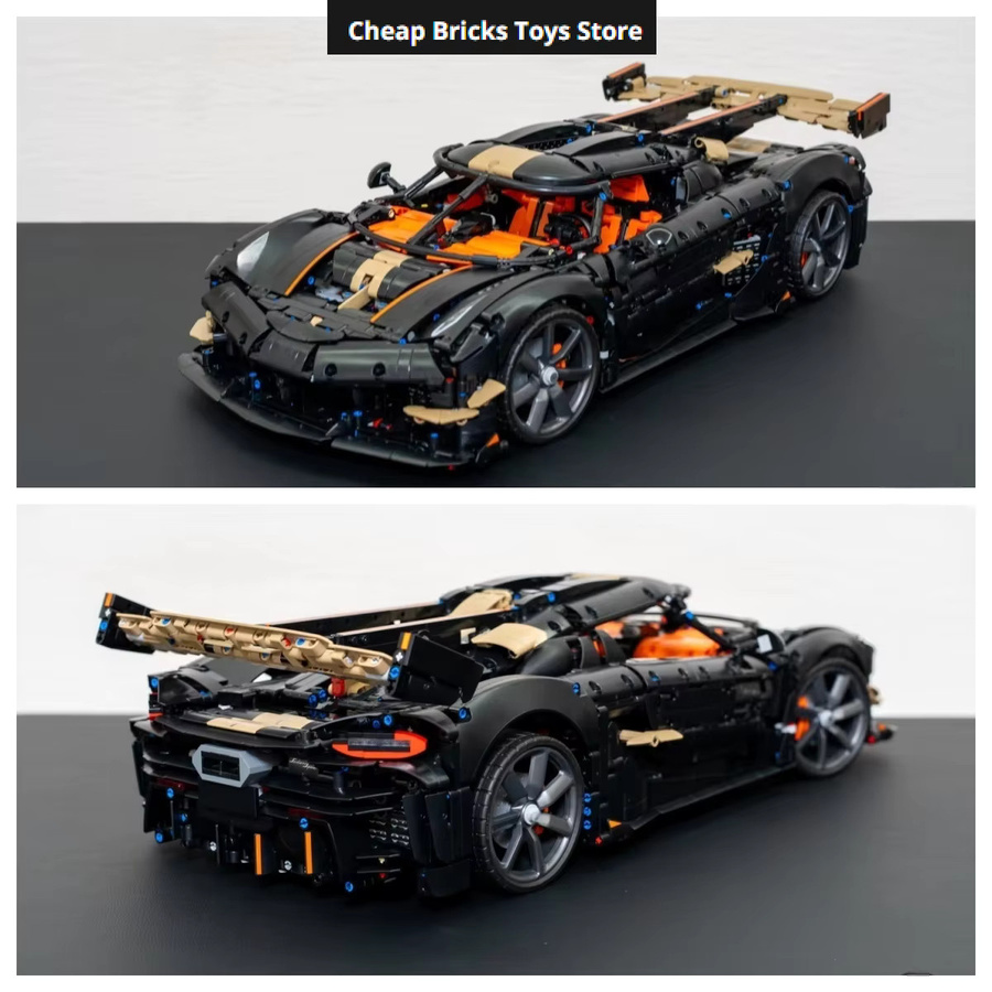 Hot Toys V8 Rennwagen Supercar Hypercar, Technische Fahrzeugmodell-Bausteine, 4104 Teile, ab 18 Jahren - Bild 3
