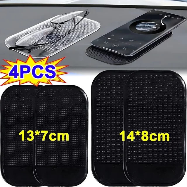 Anti-Slip Silikon Dashboard Pad für das Auto als Telefonhalterung in Schwarz - Bild 1