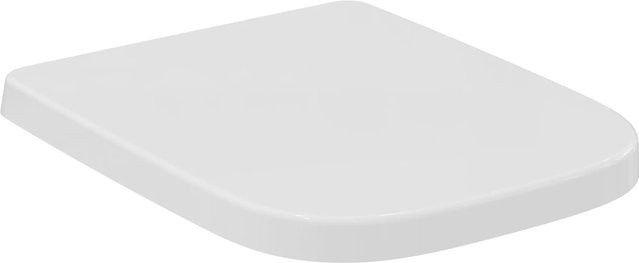 Ideal Standard WC-Sitz i.life A in Weiß mit Quick-Release-Funktion und abnehmbarer Konstruktion für quadratische WCs - Bild 1