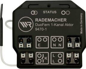 Rademacher DuoFern Universal-Aktor 1-Kanal 9470-1 in Schwarz - Bild 1