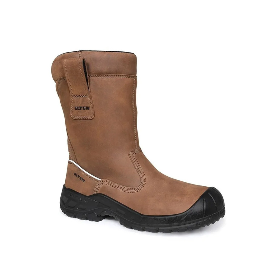 Elten Sicherheitsschlupfstiefel GAVIN BROWN S3S ESD aus Nubukleder in Braun, Größe 36 - Bild 2