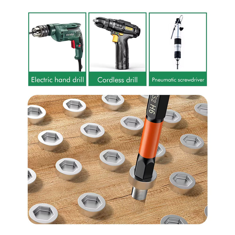 SHENSEN Sechskant-Schraubendreher Bit 1/4 Zoll Magnetisch für Schlagschrauber und Bohrmaschinen - Bild 6