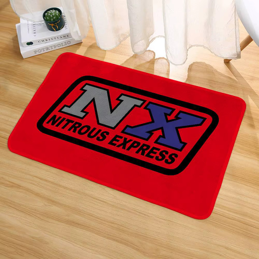 Kayou NXs-Nitrous-Express Teppich in Rot, moderner rechteckiger Bodenmatte für Wohnzimmer und Schlafzimmer - Bild 3