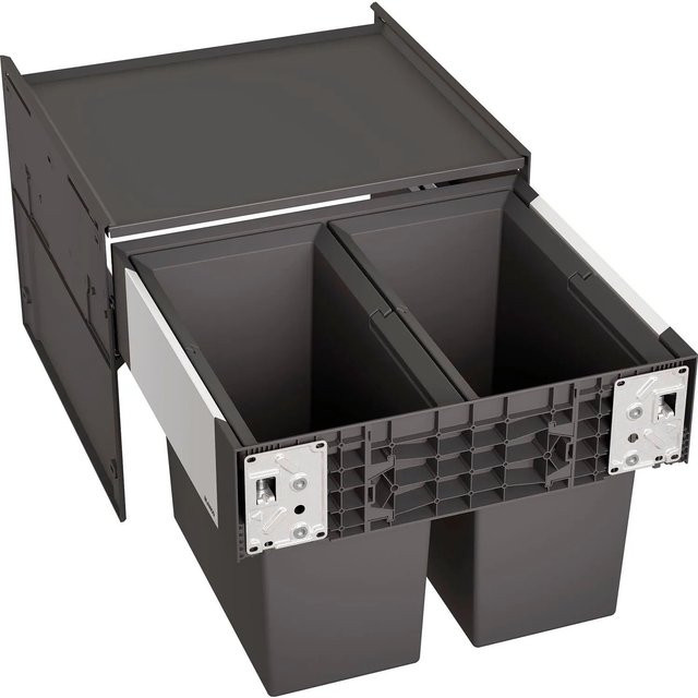 Blanco Abfallsammler Select II 50/2 Korpusbreite 500 mm in Anthrazit und Grau aus Kunststoff und Aluminium - Bild 1