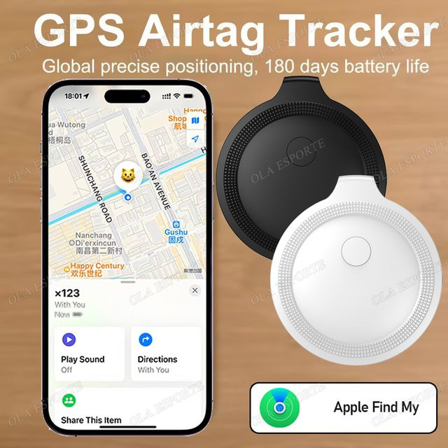 Ola Esporte GPS-Tracker in Weiß für die Echtzeit-Standortsuche von Kindern und Haustieren mit App-Anbindung für Android und iOS - Bild 1
