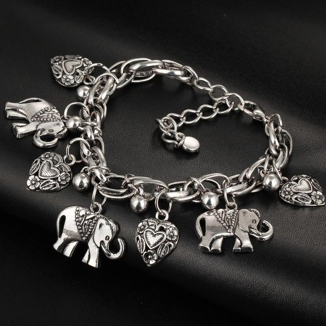 KaiTingu Armband, Messing, Silber, Perlenanhänger, Unisex - Bild 1