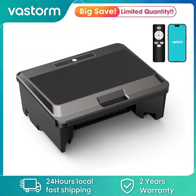 Vastorm Y90P Solar-Pool-Skimmer-Roboter: Kabelloser Oberflächen-Poolreiniger mit App-Steuerung und Selbstparkfunktion - Bild 1