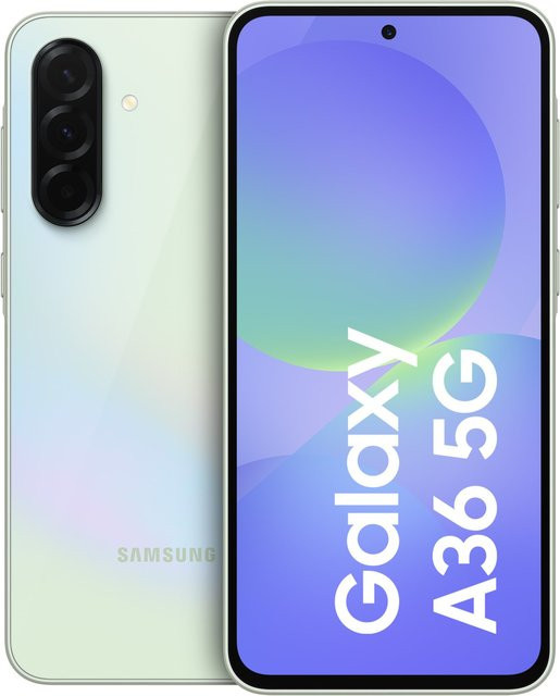 Samsung Galaxy A36 5G Smartphone mit 256 GB Speicher in Lime Green - Bild 1