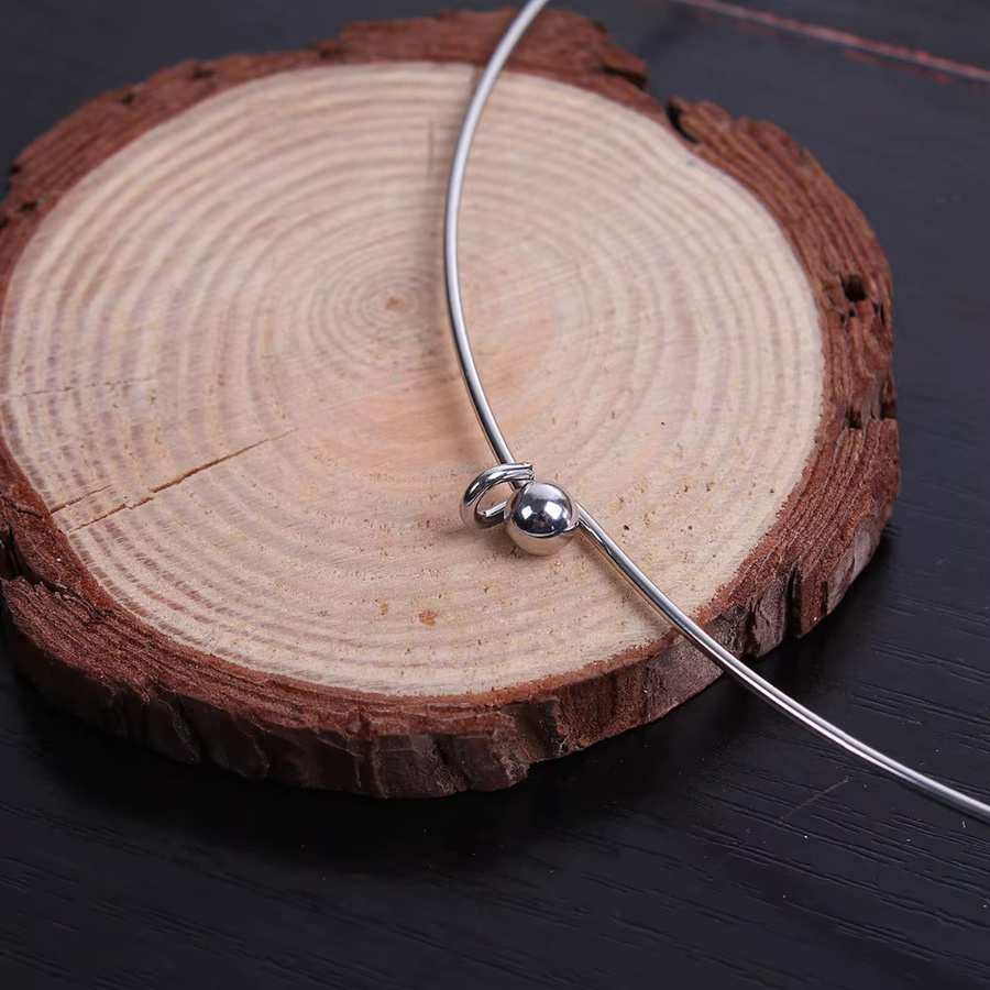 DoreenBeads Halskette Edelstahl, Silber, 45 cm, Unisex - Bild 3