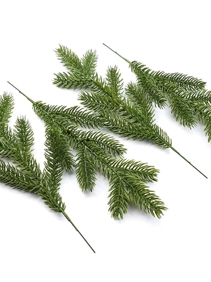 Künstliche Blumenkränze in Grün für Weihnachtsbaum und Vasen-Dekorationen zur DIY-Gestaltung - Bild 6
