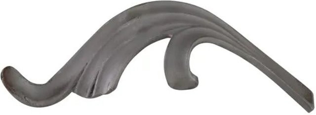FeNau Zierblatt Meisterbarock aus Stahl in Bright, Links, B: 13,0 cm, H: 9,0 cm, Materialstärke: 4 mm - Bild 1