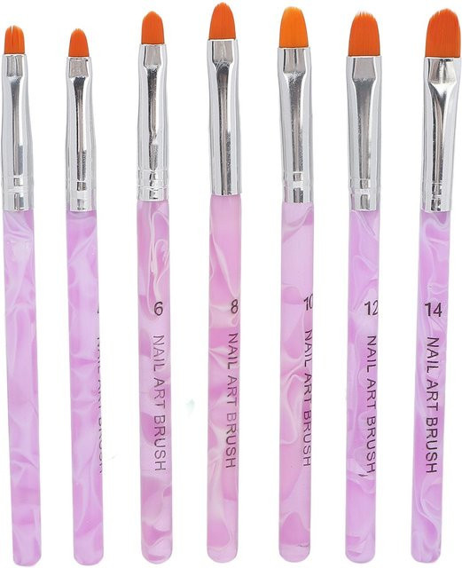 TOMTOP JMS Lichttherapie Nagelpinsel, 7 Stück, White - Bild 1
