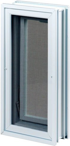 Fuchs Design Lüftungsfenster in Weiss mit einem Wärmedurchgangskoeffizienten von 2,9 W/mK, B/H/T: 19 x 38 x 8 cm - Bild 1