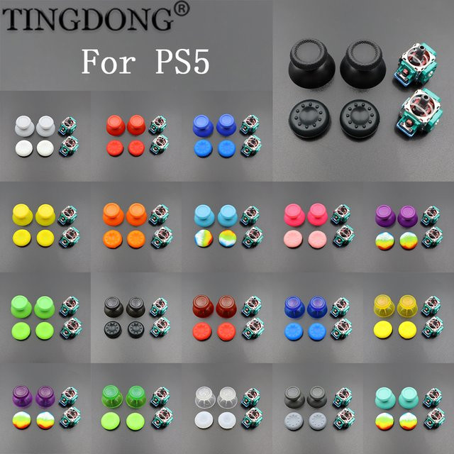 TingDong 3D Joystick Kappen für PS5 Ersatz Thumbsticks und Analog Stick Zubehör - Bild 1