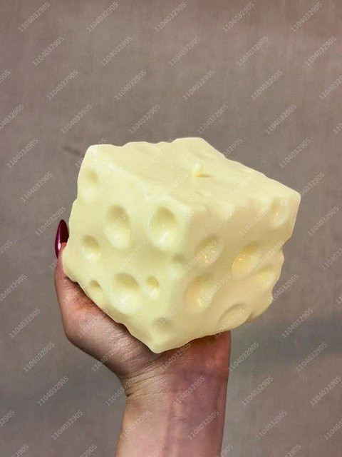 Binchi Outdoor Product Käsewürfel Stressball, Große formbare Käse-Quetschball, Fidget-Spielzeug - Bild 1