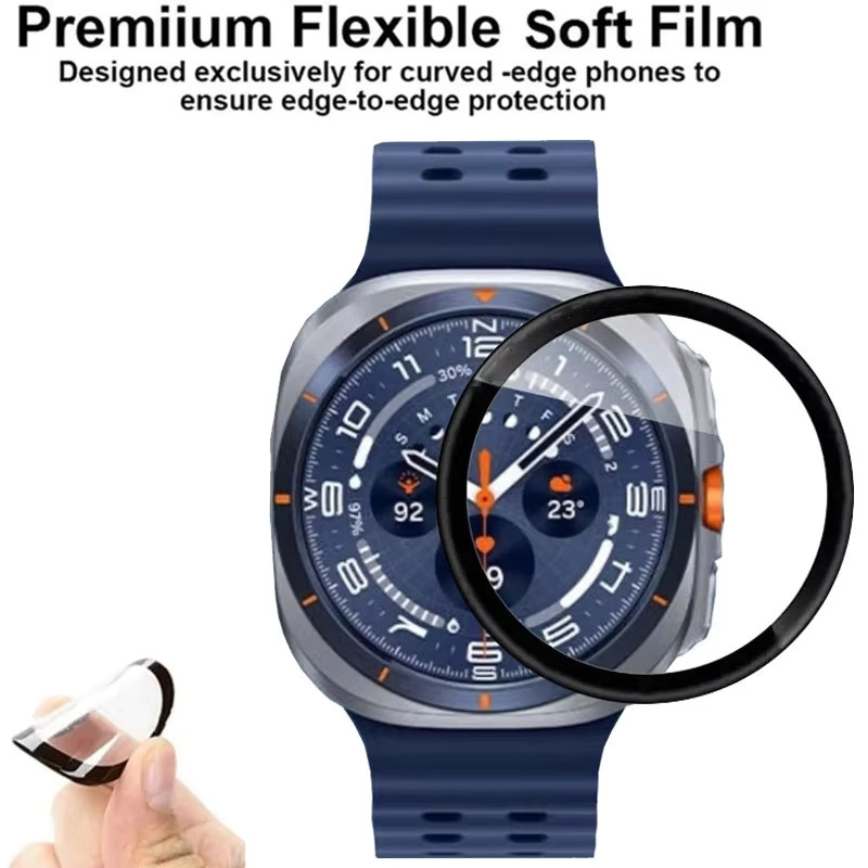 Kratzfeste Displayschutzfolie für Samsung Galaxy Watch 8 Classic, gebogen, transparente vollständige Abdeckung für 40 mm und 44 mm - Bild 3