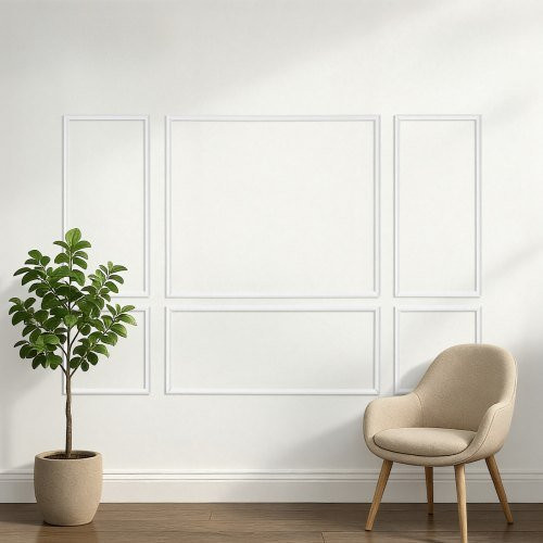 VEVOR Wandform-Set aus lackierbarem Polystyrol, 3er-Pack Zierleisten für Wände in Weiß, B/H: 58 x 143 cm und 58 x 58 cm - Bild 1