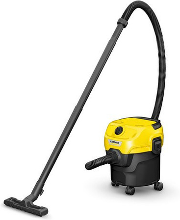 Kärcher Nass-Trockensauger WD 1 Classic mit 12 Litern Behältervolumen, 850 W, Schwarz