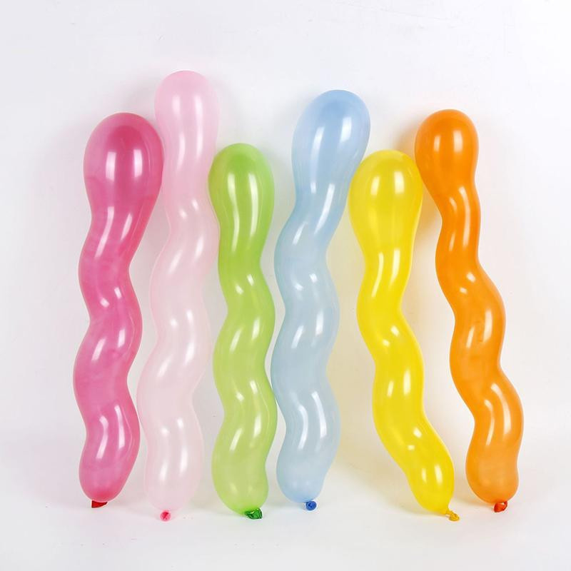 ZYF Other Spiralballon-Set aus Latex in bunten Farben für deine Hausparty-Dekoration - Bild 2