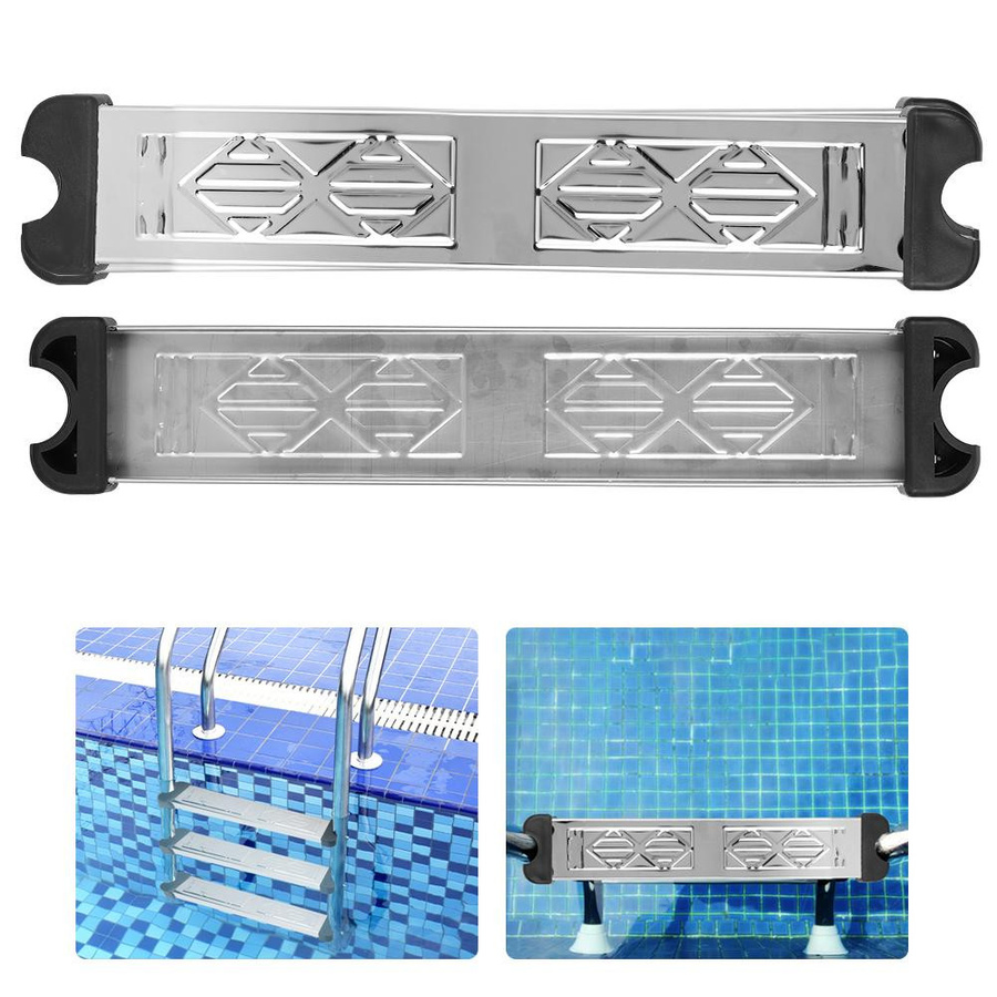 Meterk Schwimmbadleiterstufe aus 304 Edelstahl in Silber für unterirdische Leitern - Bild 4