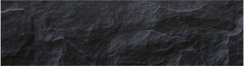 mySPOTTI Küchenrückwand Schiefer Optik aus Aluminium in Anthrazit B: 220,0 cm, H: 60,0 cm - Bild 1