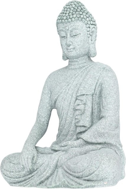 GoolRC Buddha-Dekoration aus grünem Sandstein für dein Aquarium oder als Tischdekoration - Bild 1