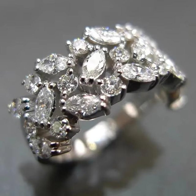 Huitan Ring, Zirkonia, Damen - Bild 1