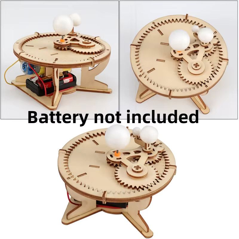 Soulbao DIY Sonnensystem Astronomie Modell aus Holz als mechanisches Puzzle-Set für Kinder - Bild 3