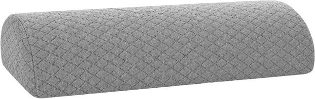 vidaXL Beinkissen aus Memory-Foam in Grau mit geometrischem Design, B/T/H: 52 x 20 x 11 cm - Bild 1
