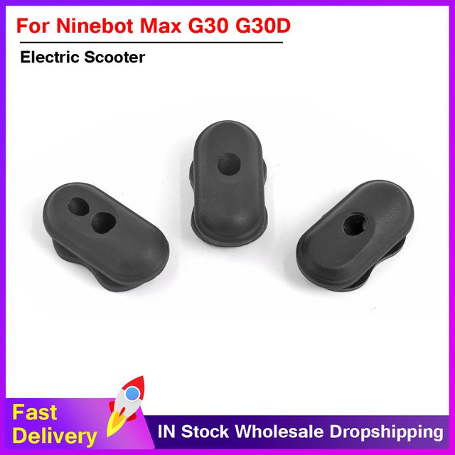 Segway Ninebot Max G30 G30D Silikon Staubschutzstecker für die Ladebuchse in Schwarz - Bild 1