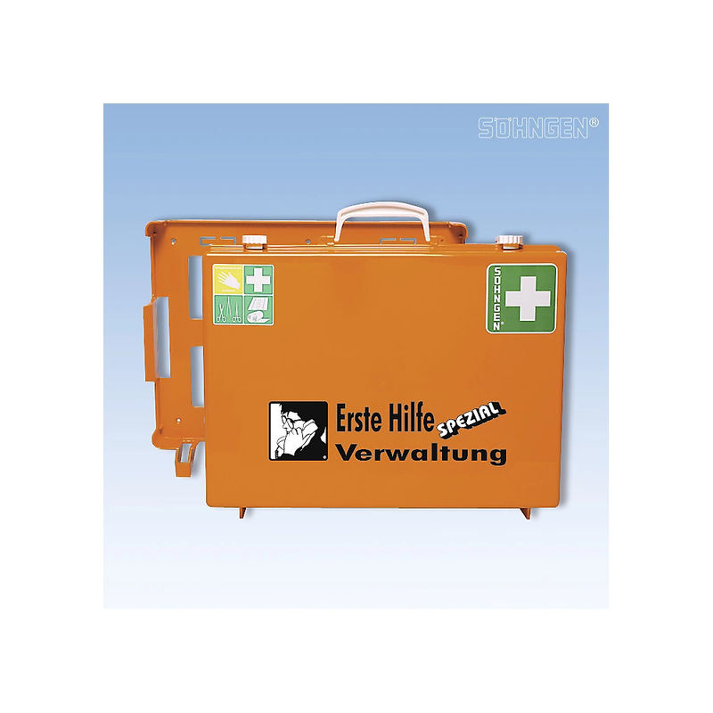 Söhngen Erste Hilfe Koffer Verwaltung DIN 13157 Orange B/T/H: 40 x 30 x 15 cm - Bild 4