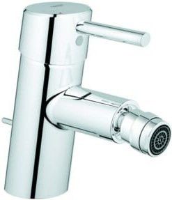 Grohe Bidet-Einhebelmischer Concetto in Chrom mit Pop-up-Abfluss und Temperaturbegrenzer - Bild 1