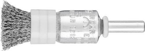 PFERD TOOLS Pinselbürste PBUR mit Stützring, ungezopft, Stahl-Draht, Farbe: silver, Durchmesser: 13 mm, Schaft-Durchmesser: 6 mm, Draht-Durchmesser: 0,20 mm - Bild 1