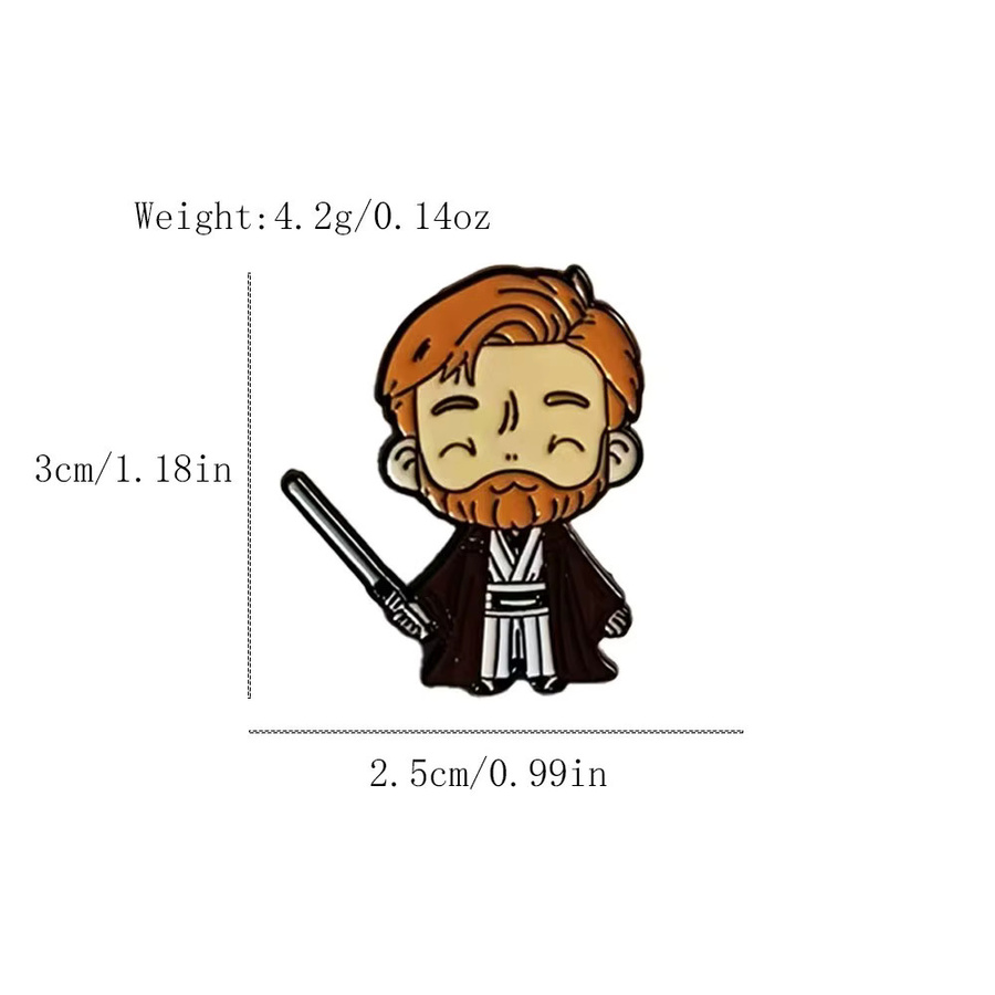 Star Wars Pin-Set, 6-teilig, Emaille, Metall, Unisex, Bunt - Bild 2