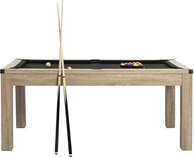 Billardtisch Henk in Naturfarben Hell Beige B/T/H: 182,8 x 102,0 x 80,0 cm - Bild 1