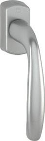 Hoppe Fenstergriff NY 0810/US10 in Silber aus Aluminium und Kunststoff mit 32-42mm Achsabstand - Bild 1