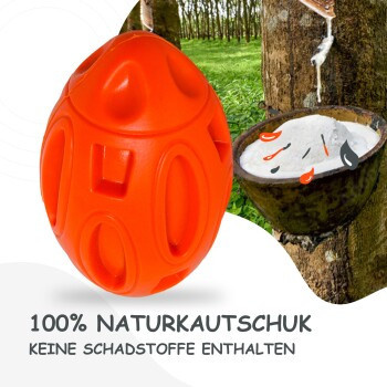 Petsation Kauspielzeug Ball, orange - Bild 2