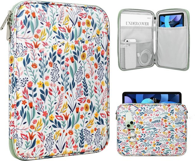 MoKo Kindle Sleeve Bag für 6-7 Zoll Kindle Colorsoft Signature Edition und Kindle 11. Generation, Schwarz/Mehrfarbig - Bild 1